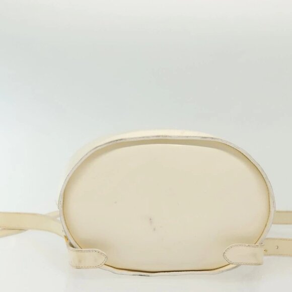 Salvatore Ferragamo Gancini Backpack Enamel White Gold Auth bs28923 main image 9